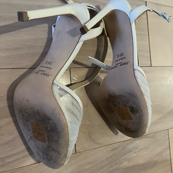 Jimmy Choo
Sacora Tulle Peep-Toe Sandals
35.5 (5.5)
Ivory - Picture 5 of 11